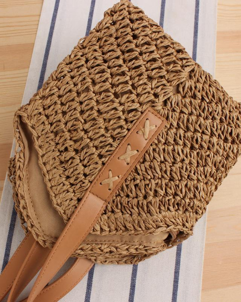 Danee Women's Beach Bag of Reed