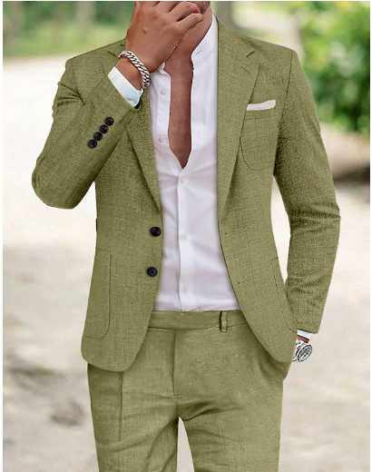 Navid Men's Linen Suits