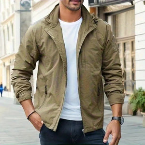 Jakob - Waterproof Breathable cargo style men's summer jacket