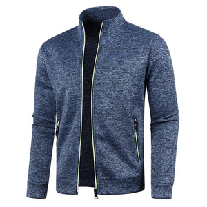 HUUG windproof men's cardigan with standing collar