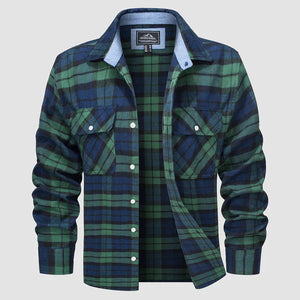 MICHIEL Men's Flannel Lined Shirt