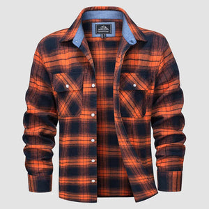 MICHIEL Men's Flannel Lined Shirt