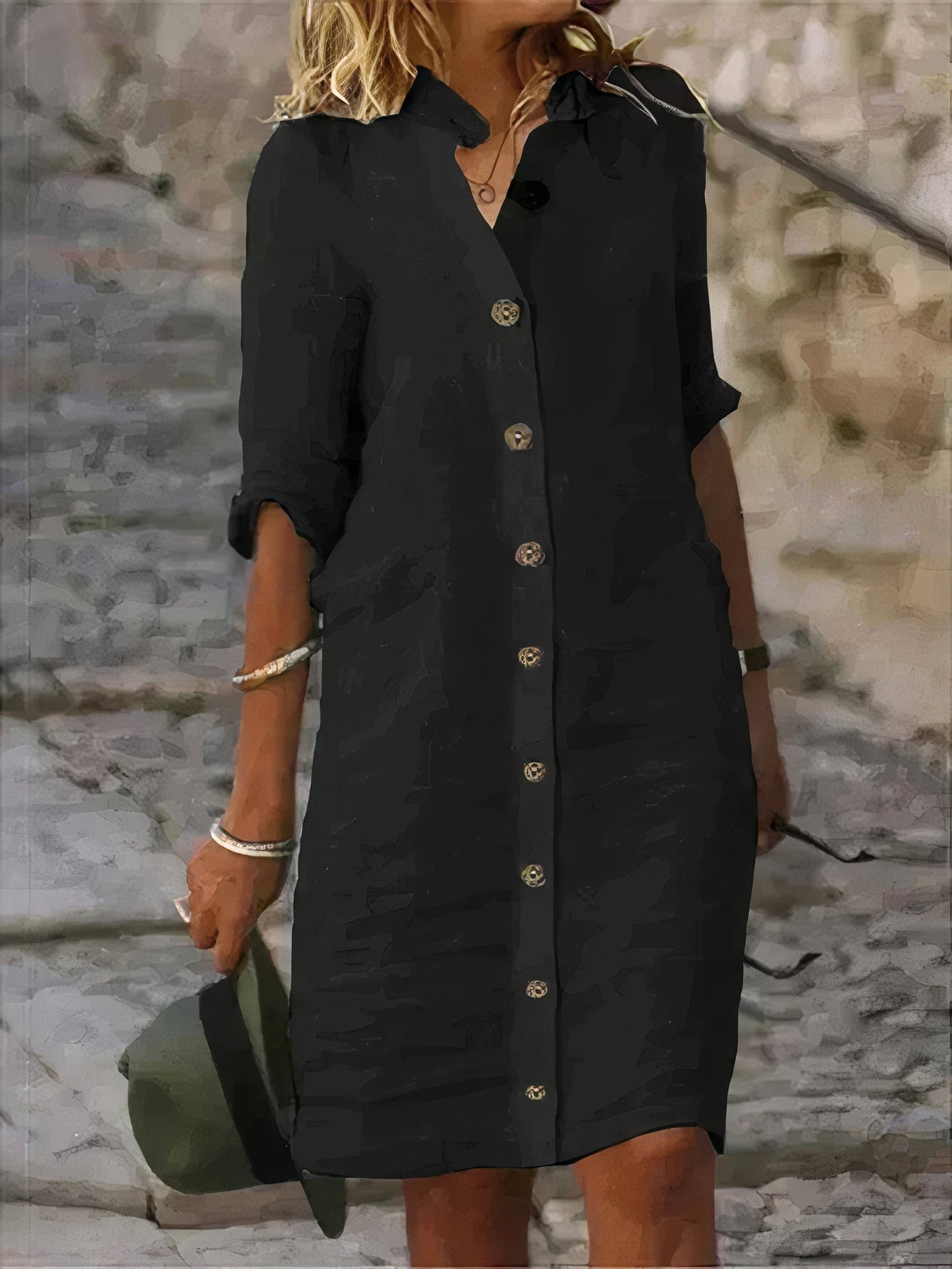 Anika SUMMER LINEN SHIRT DRESS