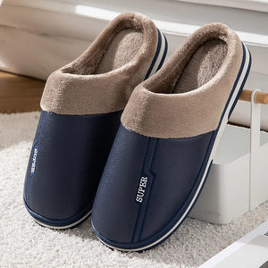 Abeltje Leather Cotton Thick Sole Men's Slippers