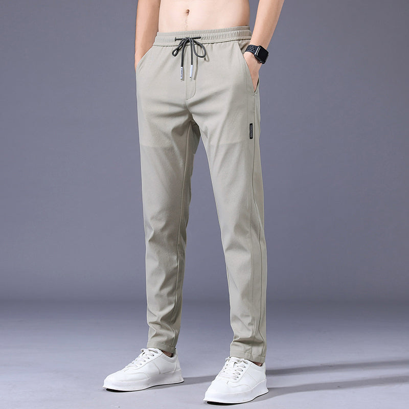 Danish Thin Elastic Men's Sweatpants in Solid Color