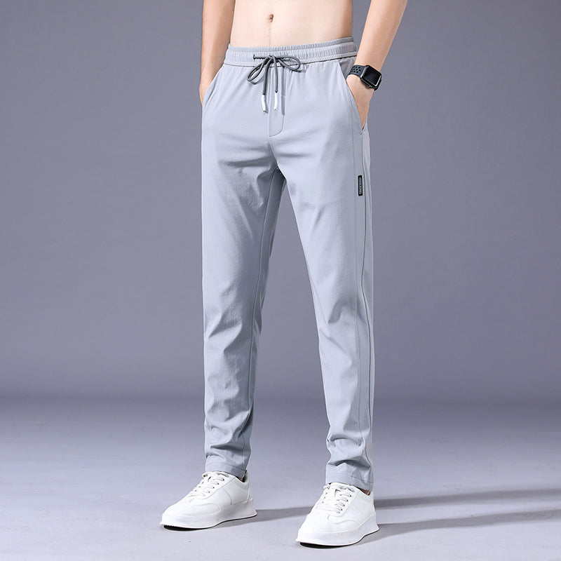 Danish Thin Elastic Men's Sweatpants in Solid Color