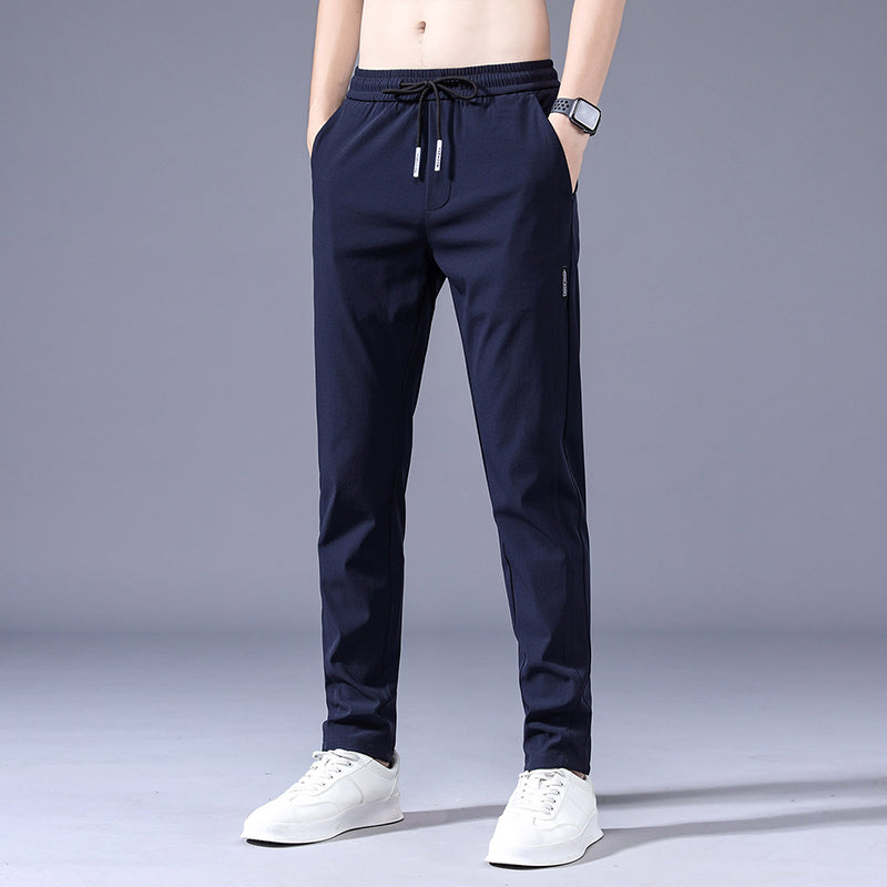 Danish Thin Elastic Men's Sweatpants in Solid Color