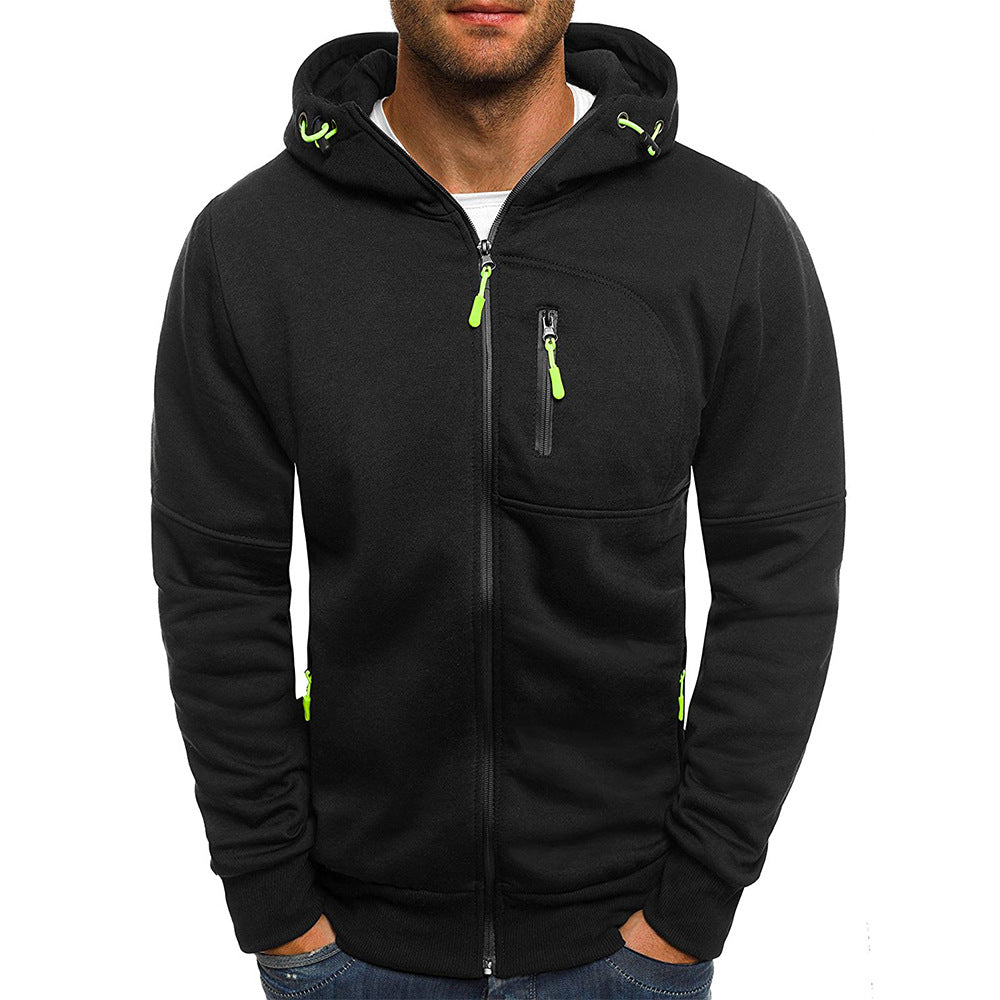 Kai Wool Men's Hoodie with Hood and Zipper