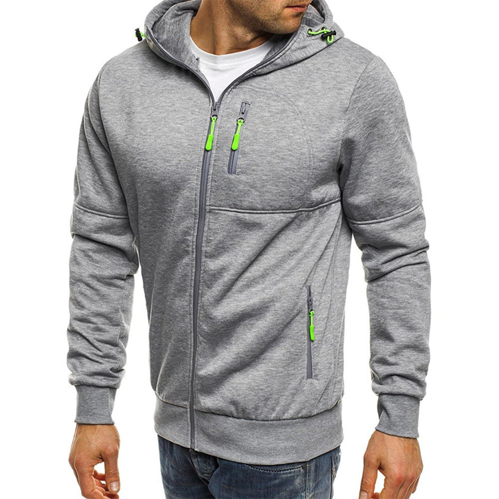 Kai Wool Men's Hoodie with Hood and Zipper