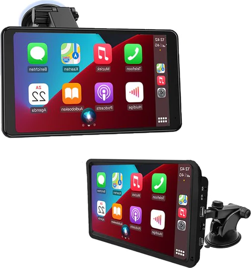 Navigatiesysteem | Apple Carplay & Android Auto | Bluetooth | Siri & Google Voice Control | 7 inch touchscreen scherm