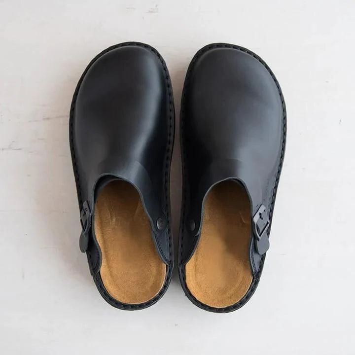 Orthopedische Leren Slippers Voor Mannen